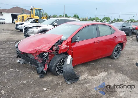 2016 Toyota Corolla S Plus from USA, damaged, VIN 2T1BURHE4GC729605